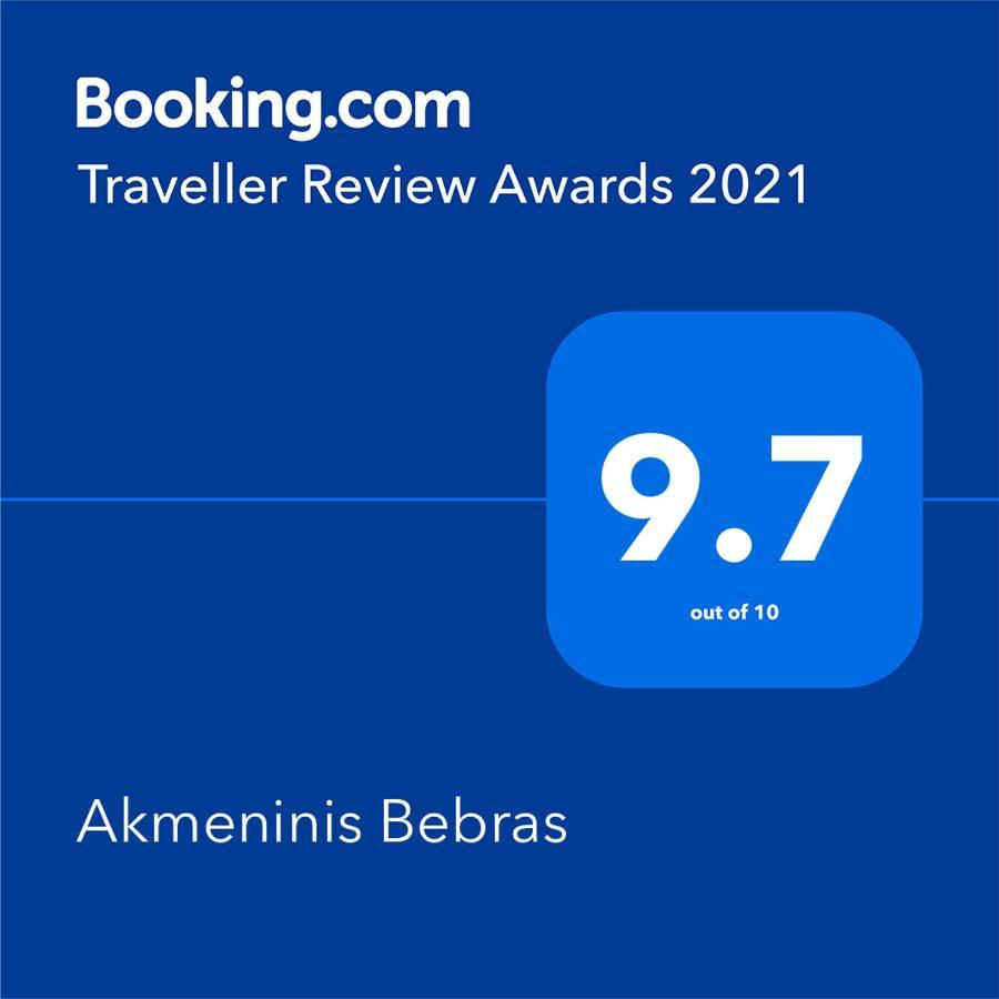 Akmeninis Bebras Villa Zemaiteliai Buitenkant foto